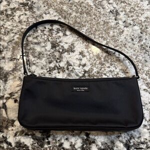 Kate Spade New York handbag. Black with silver hardware.